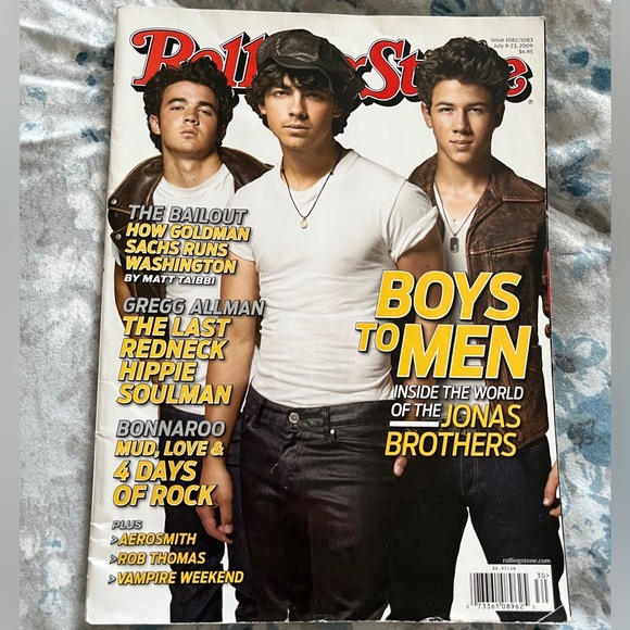 Jonas Brothers Rolling Stone Magazine (2 of 2)- - Picture 1 of 1